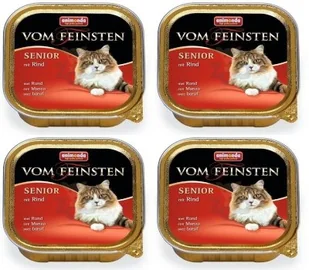 Animonda Vom Feinsten Senior Cat smak: z wołowiną 6 x 100g - Mokra karma dla kotów - miniaturka - grafika 1