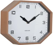 Zegary - Zegar Karlsson KA6067BR brązowy 32x25 cm Factory Octagon . - miniaturka - grafika 1