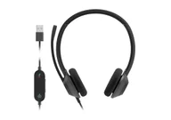 Słuchawki - Cisco Headset 322 Przewodowa Opaska na głowę Biuro/centrum telefoniczne USB Typu-A Czarny - miniaturka - grafika 1