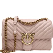 Torebki damskie - Pinko Skórzana torebka na ramię LOVE ONE - miniaturka - grafika 1