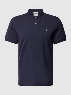 Koszulka polo z wyhaftowanym logo model ‘SHIELD’ - Koszulki męskie - miniaturka - grafika 1