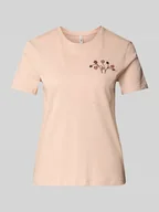 Koszulki i topy damskie - T-shirt o kroju regular fit z czystej bawełny model ‘POLLY’ - miniaturka - grafika 1