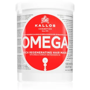 Kallos KJMN Maska Omega z serumem Omega -6 i olejem makadamii 1000ml - Maski do włosów - miniaturka - grafika 1