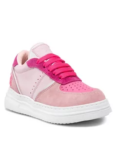 Buty dla dziewczynek - Guess Sneakersy Afi FI6GAF LEA12 Różowy - grafika 1