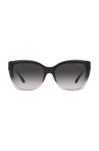 Emporio Armani okulary przeciwsłoneczne damskie kolor zielony - Okulary przeciwsłoneczne - miniaturka - grafika 1