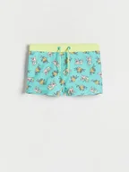 Spodenki damskie - Reserved - Szorty kąpielowe SPONGEBOB - turkusowy - miniaturka - grafika 1