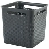 Koszyki łazienkowe - Rotho Brisen pojemnik łazienkowy 18 l antracyt 1024008853 - miniaturka - grafika 1