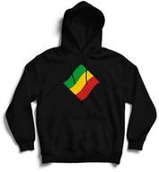 Gadżety dla niej i dla niego - Bluza z kapturem - Flaga Reggae Zielony Żółty Czerowny - miniaturka - grafika 1