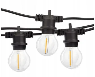 Girlanda Ogrodowa Świetlna 12m IP65 +żarówki 10LED - Lampy ogrodowe - miniaturka - grafika 1