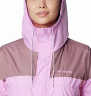 Kurtki damskie - Damska kurtka przejściowa Columbia Women's Flash Challenger Cropped Windbreaker - różowa - COLUMBIA - miniaturka - grafika 1