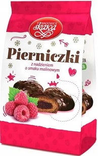 Skawa Pierniki Z Nadzieniem Malinowym Oblewane 150G - Ciastka - miniaturka - grafika 1