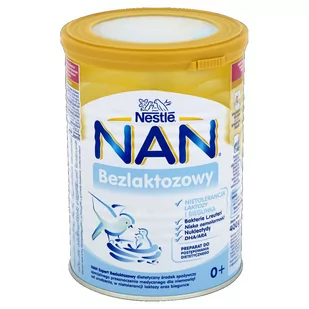 NESTLE POLSKA S.A. Mleko NAN Bezlaktozowy Preparat do postępowania dietetycznego dla niemowląt od urodzenia 400 g 3072241 - Akcesoria do karmienia - miniaturka - grafika 2