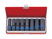 Zestawy narzędziowe - KING TONY Zestaw nasadek udarowych 4410MP01, 1/2'', 6-kątne, 12-24 mm - miniaturka - grafika 1