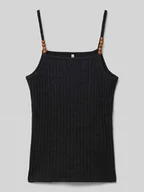 Koszulki dla dziewczynek - Top o kroju slim fit z cienkimi ramiączkami model ‘MILANA’ - miniaturka - grafika 1