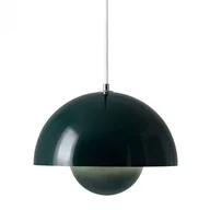 Lampy sufitowe - Żyrandol, nowoczesne zawieszenie, podwieszana lampa sufitowa z żarówką, oświetlenie wnętrz, białe światło, 23 cm (zielony) - miniaturka - grafika 1