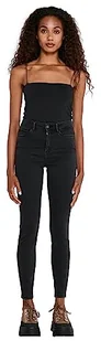 Noisy May Dżinsy damskie, Czarny denim/, 31W / 32L - Spodnie damskie - miniaturka - grafika 1
