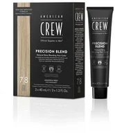 Zestawy kosmetyków męskich - American Crew Precision Blend Odsiwiacz repigmentacja Kolor jasny 7-8 3x40ml - miniaturka - grafika 1
