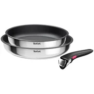 Zestawy garnków i patelni - Zestaw patelni TEFAL Ingenio Cook Eat  (3 elementy) - miniaturka - grafika 1