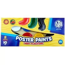 Astra Farby Plakatowe 8 kolorów 10ml - Farby i media malarskie - miniaturka - grafika 1
