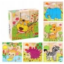 Klocki obrazkowe drewniane - Klocki - miniaturka - grafika 1