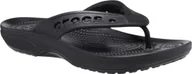 Klapki i japonki męskie - Japonki klapki Crocs Baya II Flip czarne 208192 001 37-38 - miniaturka - grafika 1