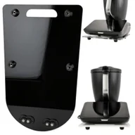 Akcesoria i części AGD - TEMU Kompatybilna z TM7 Akrylowa Podstawa z Kółkami do Szybkiego Przemieszczania, Trwała Gładka Taca na Blat, Czarny/Biały/Przezroczysty Odporny na - miniaturka - grafika 1