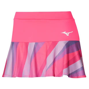 Spódnica damska Mizuno  Release Flying Skirt High-Vis Pink S - Spódnice - miniaturka - grafika 1