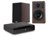 Zestawy stereo - Bluesound POWERNODE EDGE (czarny) + Tesi 2 (mokka) - miniaturka - grafika 1