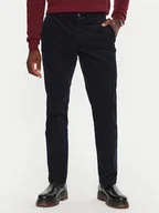Spodnie męskie - Tommy Hilfiger Spodnie materiałowe MW0MW32932 Granatowy Regular Fit - miniaturka - grafika 1