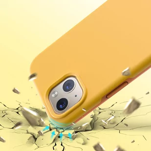 Choetech MFM Anti-drop case etui Made For MagSafe do iPhone 13 pomarańczowy (PC0112-MFM-YE) - Etui i futerały do telefonów - miniaturka - grafika 2