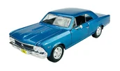 Samochody i pojazdy dla dzieci - MAISTO 1966 CHEVROLET CHEVELLE SS 396 NIEBIESKI 1:24 31960 - miniaturka - grafika 1