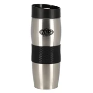 Kubki termiczne - NCC05 CZARNO-SREBRNY KUBEK TERMICZNY NILS CAMP - miniaturka - grafika 1
