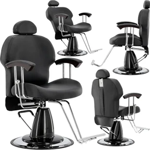 Fotel fryzjerski barberski hydrauliczny do salonu fryzjerskiego barber shop Olaf Barberking - Fotele fryzjerskie - miniaturka - grafika 1