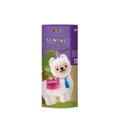 Zabawki kreatywne - Avenir Uszyj brelok do kluczy Lama - miniaturka - grafika 1