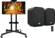 Inne akcesoria audio-wideo - Mozos Mozos Stojak podłogowy 1500 32'' - 60'' + Głośniki komputerowe Agera - miniaturka - grafika 1
