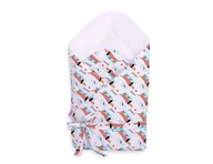 Rożki i beciki - Dwustronny rożek dla niemowląt miękki z wiązaniem - jamniczki - miniaturka - grafika 1