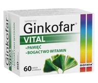 Witaminy i minerały - Biofarm SP. Z O.O. Ginkofar Vital 60 tabletek powlekanych 3803061 - miniaturka - grafika 1