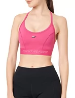 Biustonosze - Tommy Hilfiger Damski biustonosz Lt Intensity Essential Strap Bra regulowany sportowy, mimośrodowy magenta, XS, Magenta mimośrodowa, XS - miniaturka - grafika 1