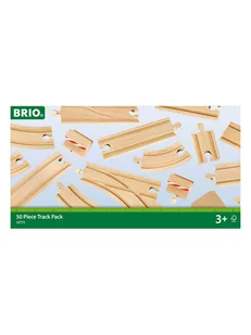 Brio 50-częściowy zestaw szyn - 3+ - Pociągi dla dzieci - miniaturka - grafika 1