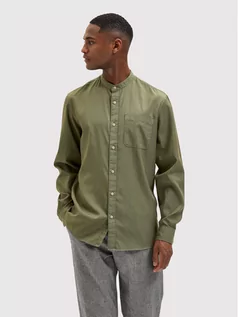 Koszule męskie - Selected Homme Koszula Rick 16083629 Zielony Slim Fit - grafika 1