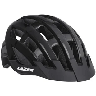 Lazer Compact kask rowerowy czarny połysk - Kaski rowerowe - miniaturka - grafika 1