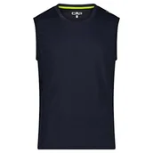 Koszulki męskie - CMP Canotta da Uomo, męska koszulka trekkingowa, B.Blue-Limegreen, - miniaturka - grafika 1