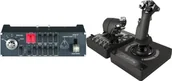 Kontrolery gier na PC - Joystick Logitech G Saitek Pro Flight Switch Panel USB 945-000012 + G X56 Hotas 945-000059 - miniaturka - grafika 1