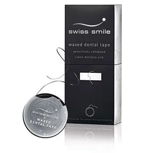 swiss smile swiss smile Waxed Dental Tape nitka dentystyczna 1 szt unisex - Nici dentystyczne - miniaturka - grafika 1