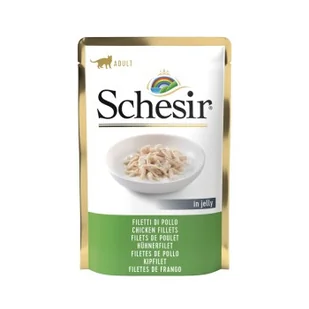 Schesir Kurczak z okoniem morskim 20 x 85 g. Filet z kurczaka - Mokra karma dla kotów - miniaturka - grafika 1