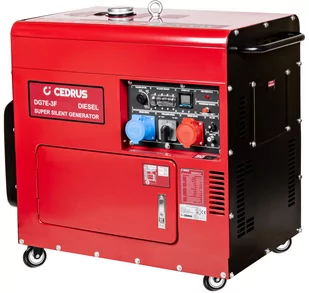 Agregat prądotwórczy CEDRUS DG7E-3F AGREGAT GENERATOR PRĄDOTWÓRCZY KD195FC DIESEL - Agregaty prądotwórcze - miniaturka - grafika 1