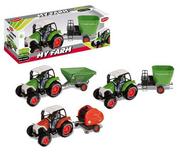 Samochody i pojazdy dla dzieci - Mega Creative Moje Ranczo Traktor Met Plx 30cm 24/48 - miniaturka - grafika 1
