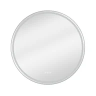 Lustra - Lustro z oświetleniem Remix 80 cm chrom Sensea - miniaturka - grafika 1