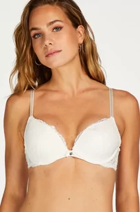 Hunkemöller Marine Padded Push-Up Underwired Bra Biały - Biustonosze - miniaturka - grafika 1