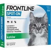 Suplementy i witaminy dla kotów - FRONTLINE COMBO Spot-On KOT 3 pipety - miniaturka - grafika 1